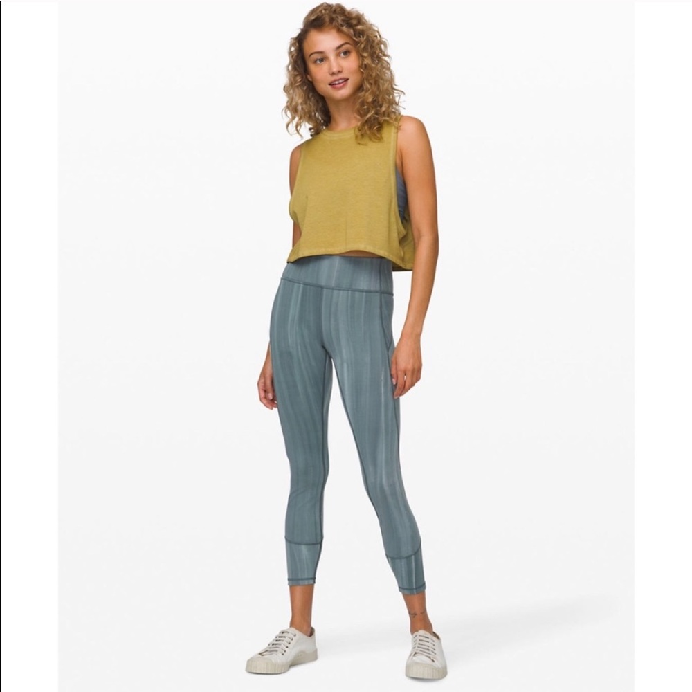 Lululemon In Movement Linear Spray Dye Ocean